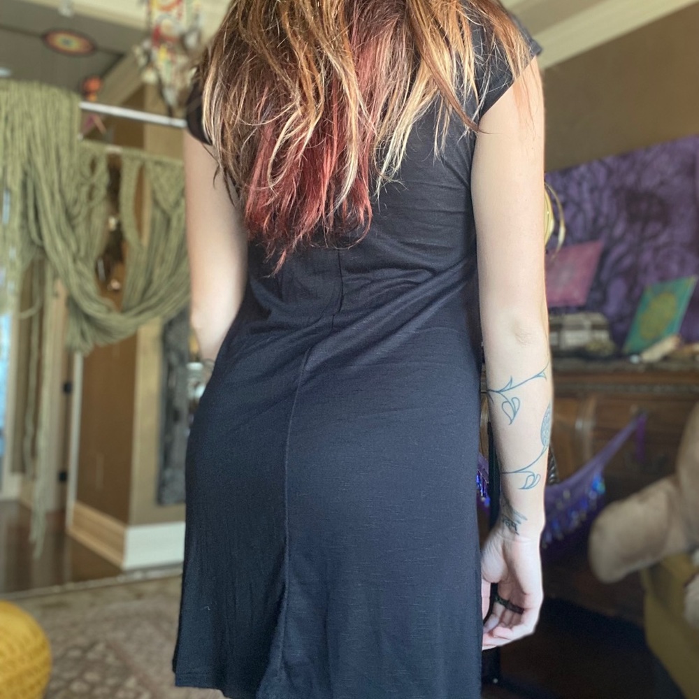 Sexy Simple Black & Grey Mini Dress Simple - Picture 3 of 16